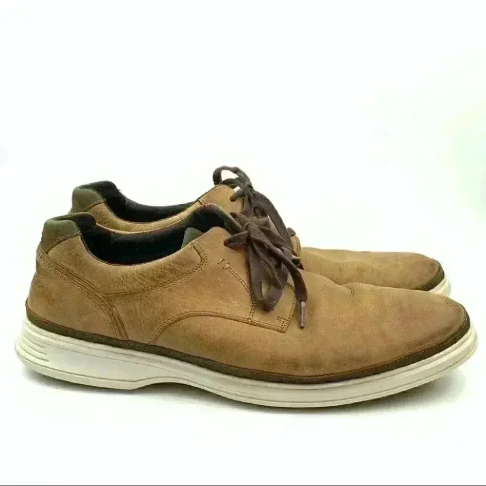 Rockport mens dress sports sz 11 45 brown leather